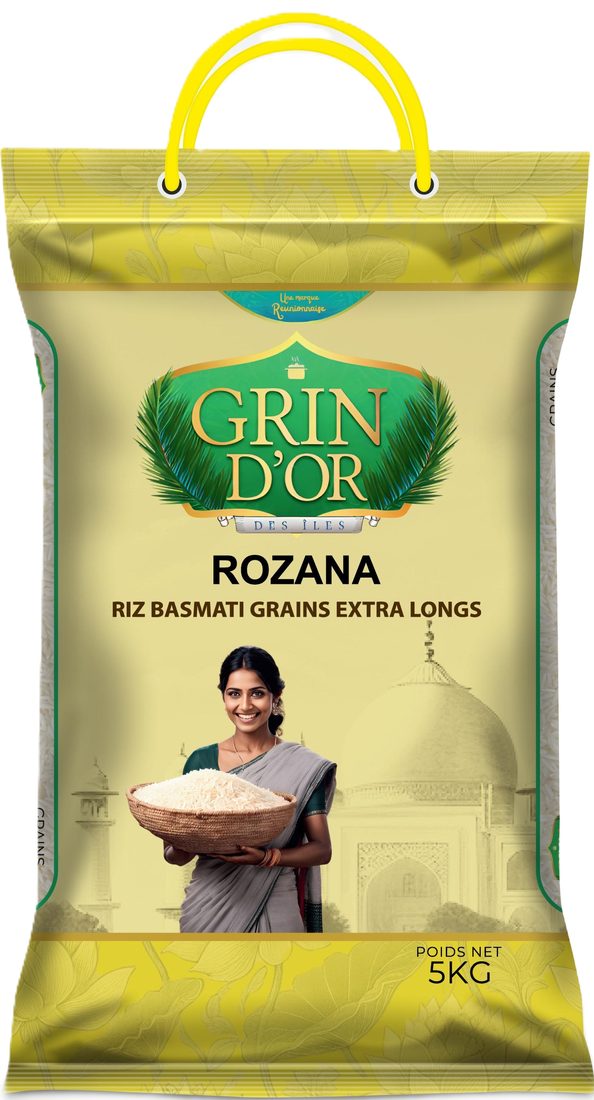 Rozana — Riz Basmati grains extra longs